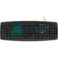 Клавиатура проводная Gembird KB-8351U-BL, USB, черный