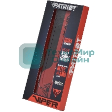 Оперативная память Patriot Viper Elite II, DDR4, 32GB (1x32 GB), 3200 MHz, CL18, DIMM, радиатор, красный, черный