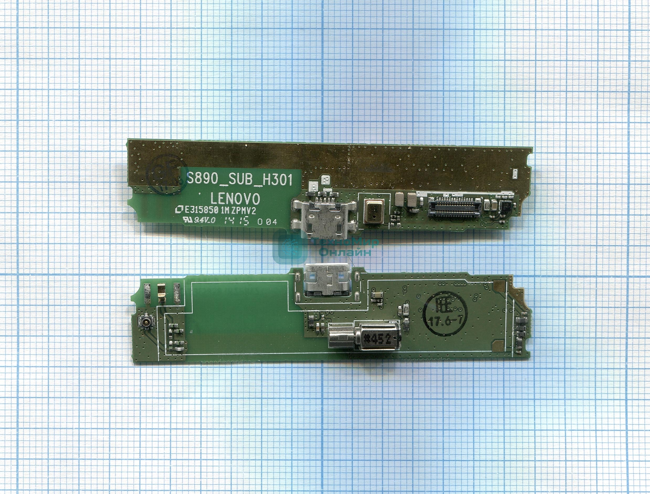 Плата разъема питания с микрофоном для Lenovo S890