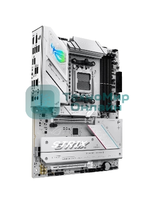 Материнская плата ASUS ROG STRIX B850-A GAMING WIFI, AM5, AMD B850, 4xDDR5, 2xSATA, 4xM.2, 1xPCIe 5.0 x16, 1xPCIe 4.0 x16, 1xPCIe x4, 1xDP, 1xHDMI, 1x2.5Gb LAN, 1xUSB-C 20Gbps, 1xUSB-C 10Gbps, 2xUSB-A 10Gbps, 4xUSB 5Gbps, 2xUSB-A 2.0, 3x3.5 мм, 7.1, ATX
