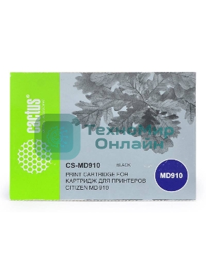 Картридж матричный Cactus CS-MD910 черный (4 мм, 0.2 м, 220 000 знаков) для Citizen MD-910