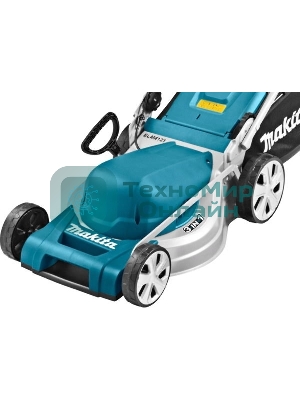 Газонокосилка Makita ELM4121 1600Вт,41см,7уровн,20\75мм,50л,14.5кг,кор,сталь,2Cut,инд заполнения,мульчирование