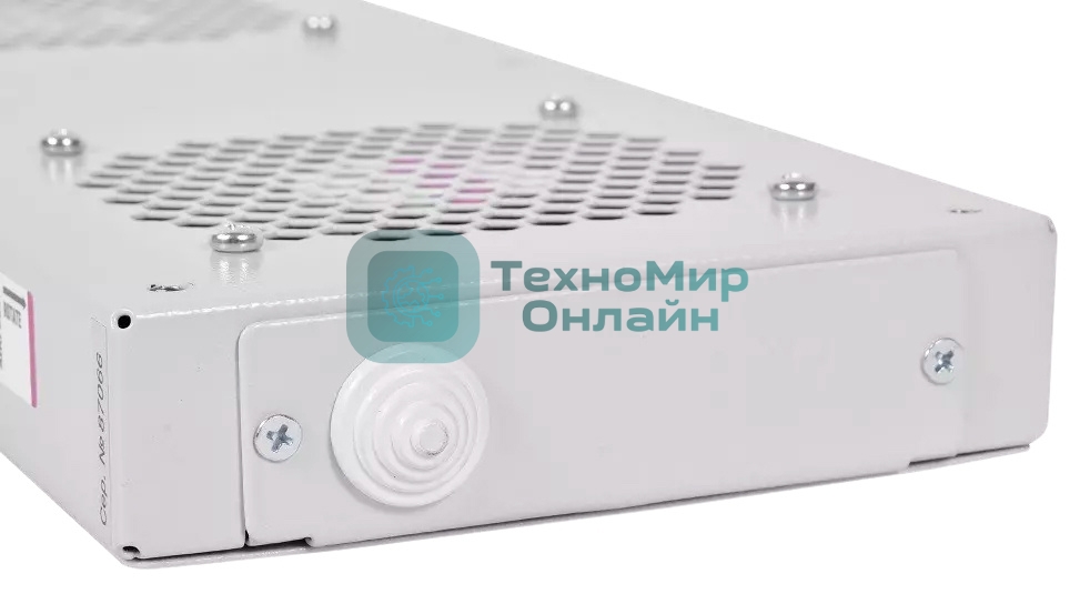 Вентиляторный модуль Rem R-FAN, 48V, 45х432х195 мм (ВхШхГ), вентиляторов: 2, 86 дБ, поток: 300 м3/ч, для шкафов ШТК, ШРН, ШТВ, серый