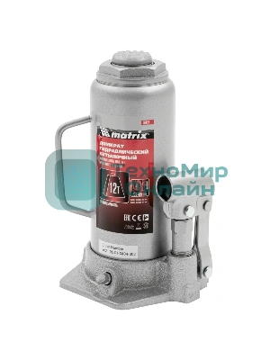 Домкрат Matrix гидравлический бутылочный 12 т h подъема 230–465мм master