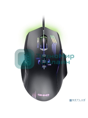 Мышь проводная GMNG 930GM черный, 12800 dpi, USB, кнопки - 7