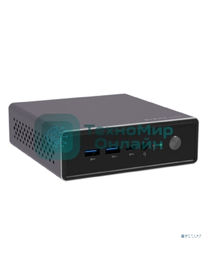 Мини ПК Digma Pro Minimax U1 i3 1215U (1.2) 16Gb SSD512Gb UHDG Windows 11 Pro GbitEth WiFi BT 60W темно-серый/черный (DPP3-ADXW03)