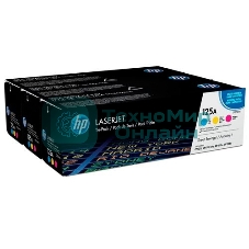 Картридж лазерный комплект HP CF373AM голубой/пурпурный/желтый для CLJ CP1215/1515 3 х 1400 стр.