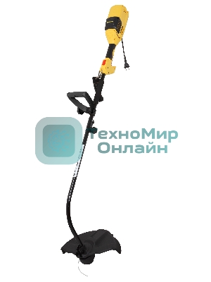 Триммер электрический Champion ET1003A 1000Вт 35см верхний двиг., изогнутая разъемная штанга 3.9кг