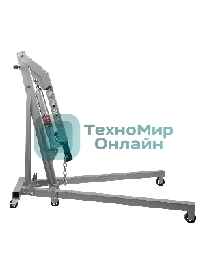 Кран гидравлический Matrix 1 т, h подъема 25–2060 мм, складной (комплект из 2 частей)