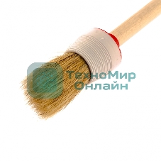 Кисть круглая MTX 82076 № 6 (30 мм), натуральная щетина, деревянная рукоятка