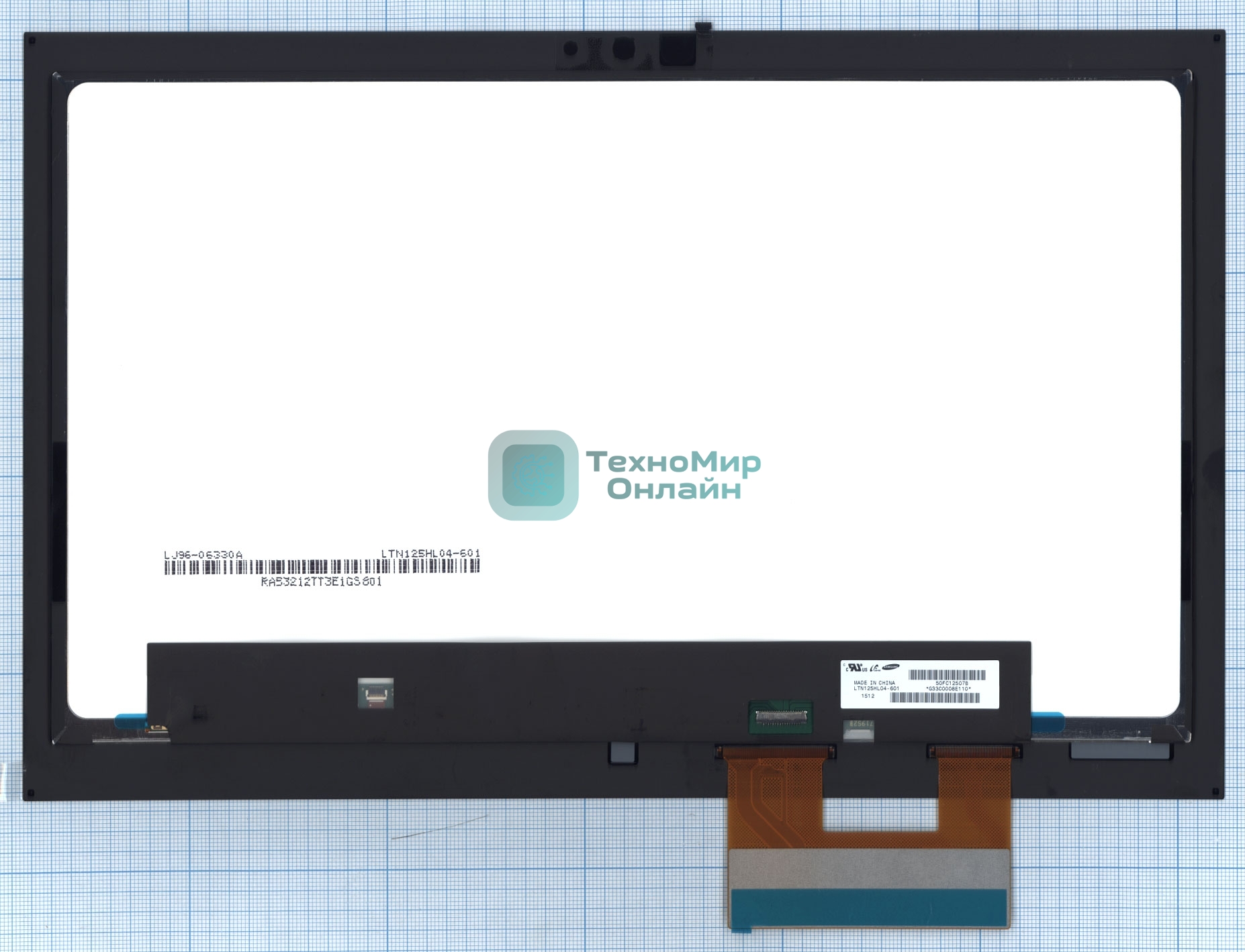 Модуль (матрица + тачскрин) для Toshiba Z20T LTN125HL04 601 черный