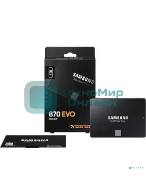 Накопитель SSD Samsung 870 EVO, 1Tb, SATA III, 2.5