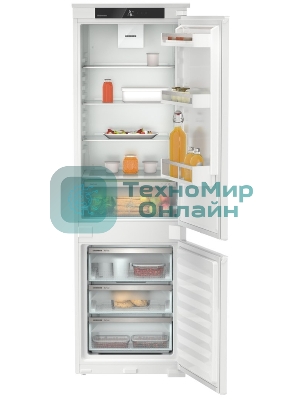 Встраиваемый холодильник Liebherr ICNSE 5103-22 001 двухкамерный 182/69л морозилка снизу