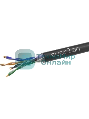 Кабель витая пара U/UTP cat.5e 4х2х24AWG solid Cu PE Out. Premium 305м (м) SUPRLAN 01-0311-2