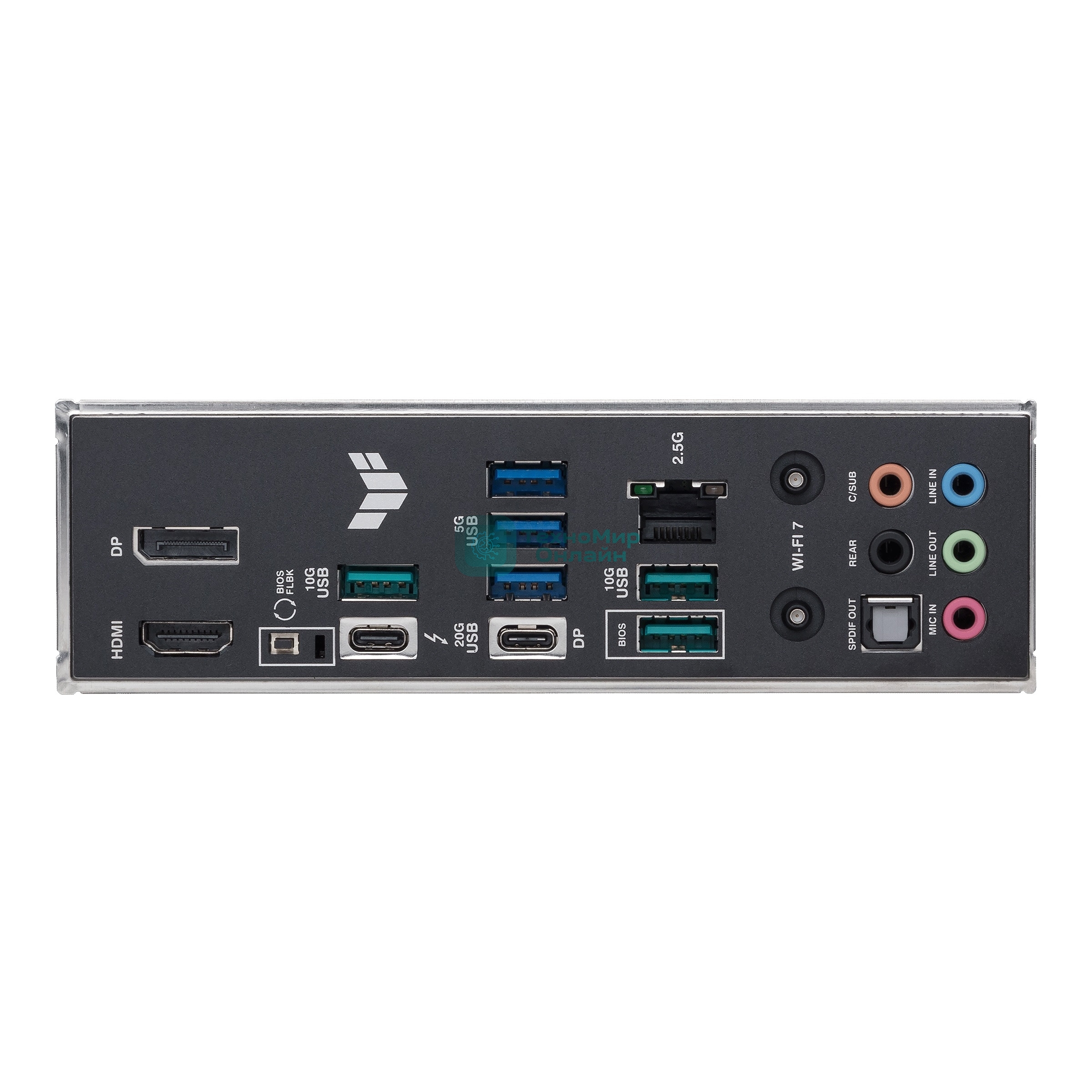 Материнская плата ASUS TUF GAMING Z890-PLUS WIFI, LGA 1851, Intel Z890, 4xDDR5, 4xSATA, 4xM.2, 1xPCIe 5.0 x16, 1xPCIe 4.0 x4, 1xDP, 1xHDMI, 1xUSB-C 3.2 Gen 2x2, 1xUSB-C Thunderbolt 4, 1x 2.5Gb LAN, 3xUSB-A 3.2 Gen 1, 3xUSB-A 3.2 Gen 2, 5x3.5 мм, 1xWi-Fi 7, ATX