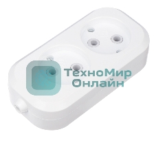 Колодка Rexant 2 гнезда без заземления