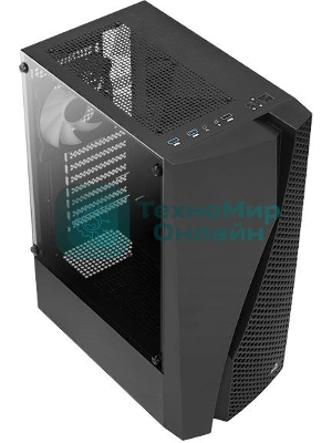 Компьютерный корпус Aerocool/Formula Wave-G-BK-v2 черный без БП mATX 3x120mm 1xUSB2.0 2xUSB3.0 audio
