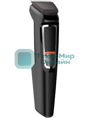 Триммер Philips MG3740/15 черный (насадок в компл:9шт)