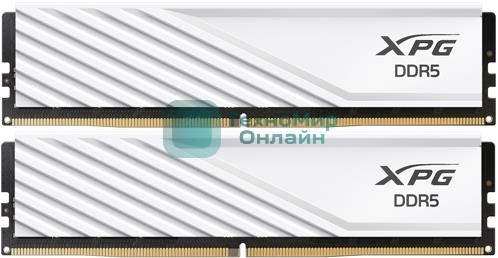Оперативная память XPG Lancer Blade, DDR5, 32GB (2x16GB), 6400MHz, CL32, DIMM, с радиаторами, белый