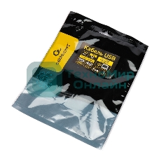 Кабель USB2.0 Cablexpert СС-USB2.0-240W-1M Type-C/Type-C, 5А, 240Вт, PD3.1/QC4.0, медь, 1м, черный, пакет