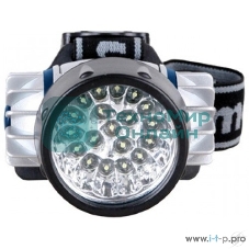 Фонарь Camelion LED5323-19Mx (фонарь налобн, металлик,19 ультра ярк LED, 4 реж, 3XR03 в компл, пласт, блис)