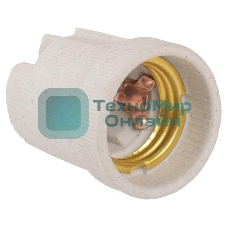 Патрон подвесной керамический, Е27, индивидуальный пакет, IEK IEK EPC10-04-02-K01 Пкр27-04-К43