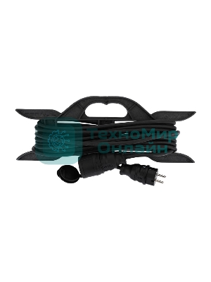 Удлинитель-шнур на рамке Rexant КГ 3х1.5, 10 м, морозостойкий, с/з, 16 А, 3500 Вт, IP44 (Сделано в России)