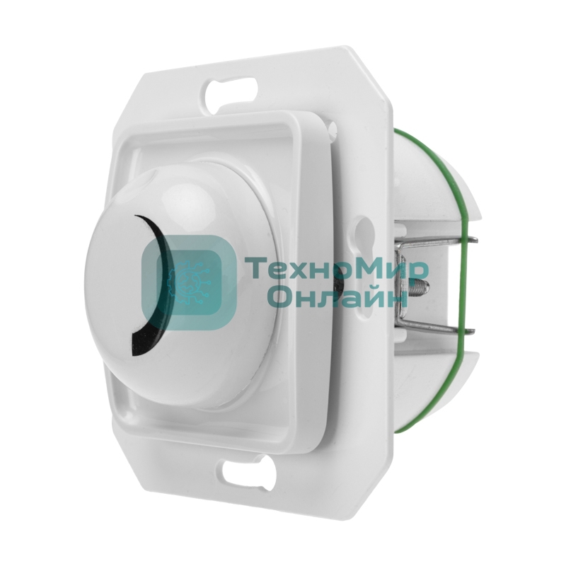 Светорегулятор Kranz DEA 300Вт с/у мех. белый (1/10/100)