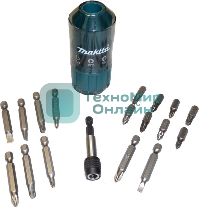 Набор бит Makita B-28896 (18 пред.) для шуруповертов