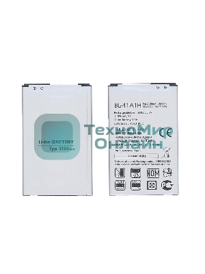 Аккумуляторная батарея BL-41A1H для LG Optimus F60 2100mAh 3,8V