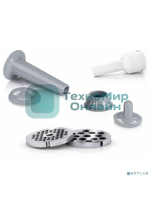 Мясорубка электрическая Bosch MFW2520W белый, 1500 Вт, 1.7 кг/мин, насадки - 4