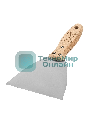 Шпательная лопатка Matrix из нержавеющей стали, 120 мм, буковая рукоятка, EFP