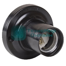 Патрон электрич. E27 Пкб27-04-К21 потолочный карболит. черный (с этикет.) IEK EPK12-04-01-K01