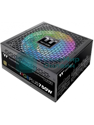 Блок питания Thermaltake Toughpower iRGb PLUS 750W RTL (PS-TPI-0750F3FDGE-1), 750Вт, 80 PLUS Gold, 140мм, модульный, черный
