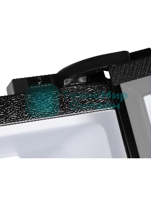 Холодильник Hyundai CS6503FV черное стекло двухкамерный 407/205л морозилка сбоку, No Frost, Side by Side