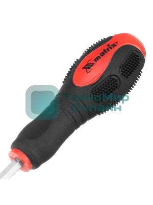 Отвертка Matrix Ударная, SL6x150 мм, двух-компонентная рукоятка, CrV