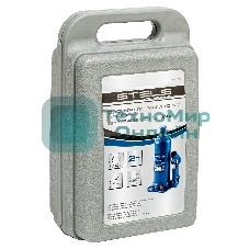 Домкрат гидравлический бутылочный Stels 2 т, h подъема 178–338 мм, в пласт. кейсе