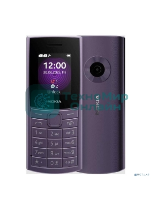 Мобильный телефон Nokia 110 4G TA-1543 DS EAC 48Mb фиолетовый