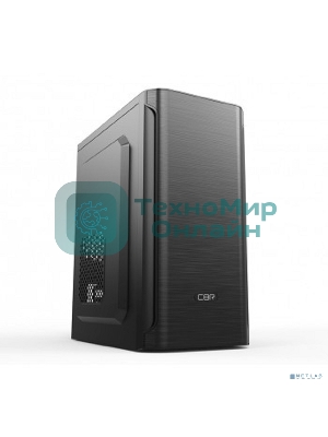 Компьютерный корпус CBR mATX Minitower MX10, c БП PSU-ATX400-08EC (400W/80мм), 2*USB 2.0, HD Audio+Mic, черный