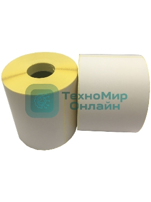 Термоэтикетки Cactus Eco CS-TE100150250 прямая сег.:100x150мм самоклей. д.вн.рул.40мм 250шт/рул белый