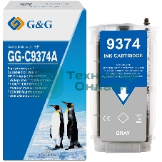 Картридж струйный G&G GG-C9374A серый (130мл) для HP Designjet T610/T770/T790eprinter/T1300eprinter/T1100