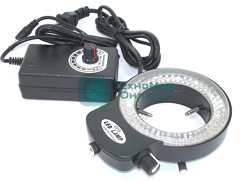 Универсальная регулируемая светодиодная подсветка для микроскопов 144 диода