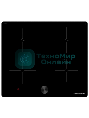 Индукционная варочная панель Kuppersberg ICI 608 High-Tech, индукция, 9 уровней мощности, inverter, таймер, пауза, Booster, автоматическое отключение, сенсорное управление/Magnet Pad, 3 авто программы, индикация остаточного тепла, черный