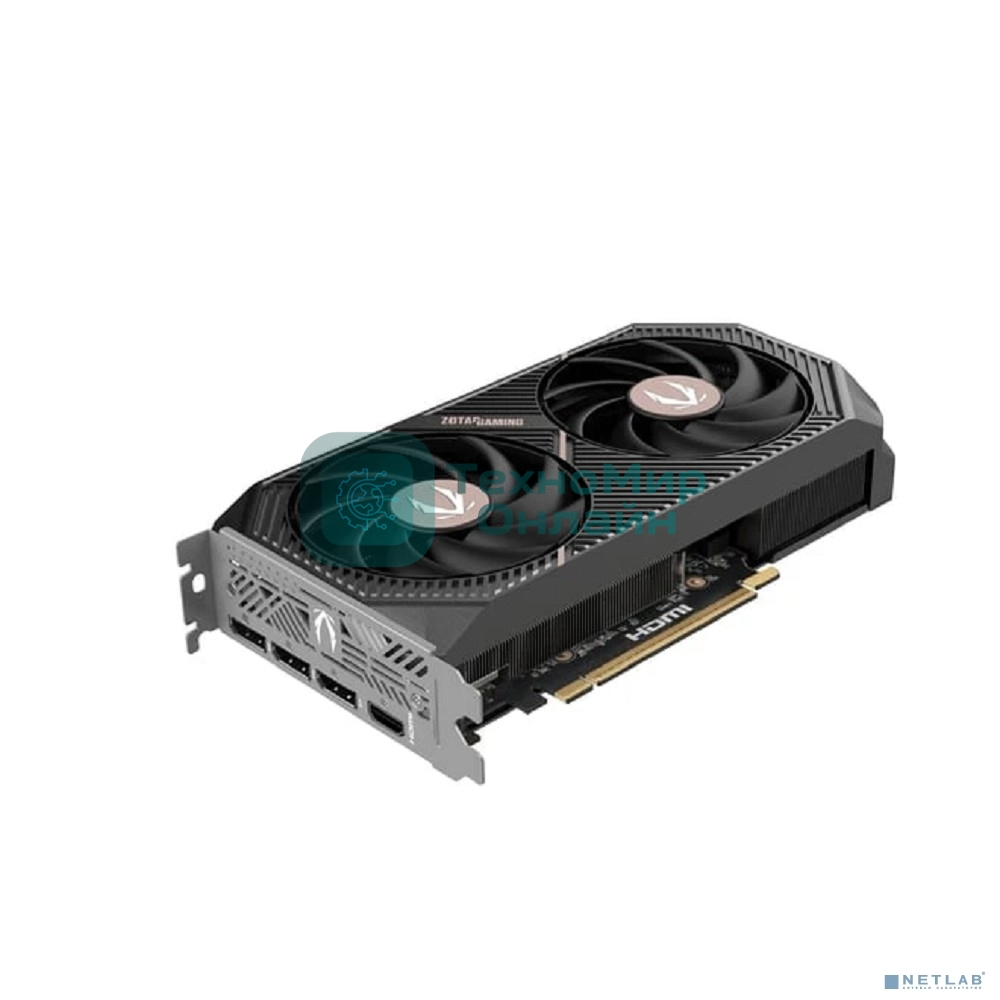 Видеокарта Zotac RTX 5060Ti AMP 8Gb GDDR7 128bit 3xDP HDMI 2FAN MEDIUM PACK