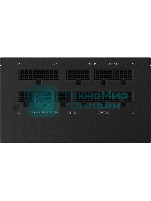 Блок питания Gigabyte P750GM (GP-P750GM), 750Вт, 80 PLUS Gold, 120мм, модульный, черный