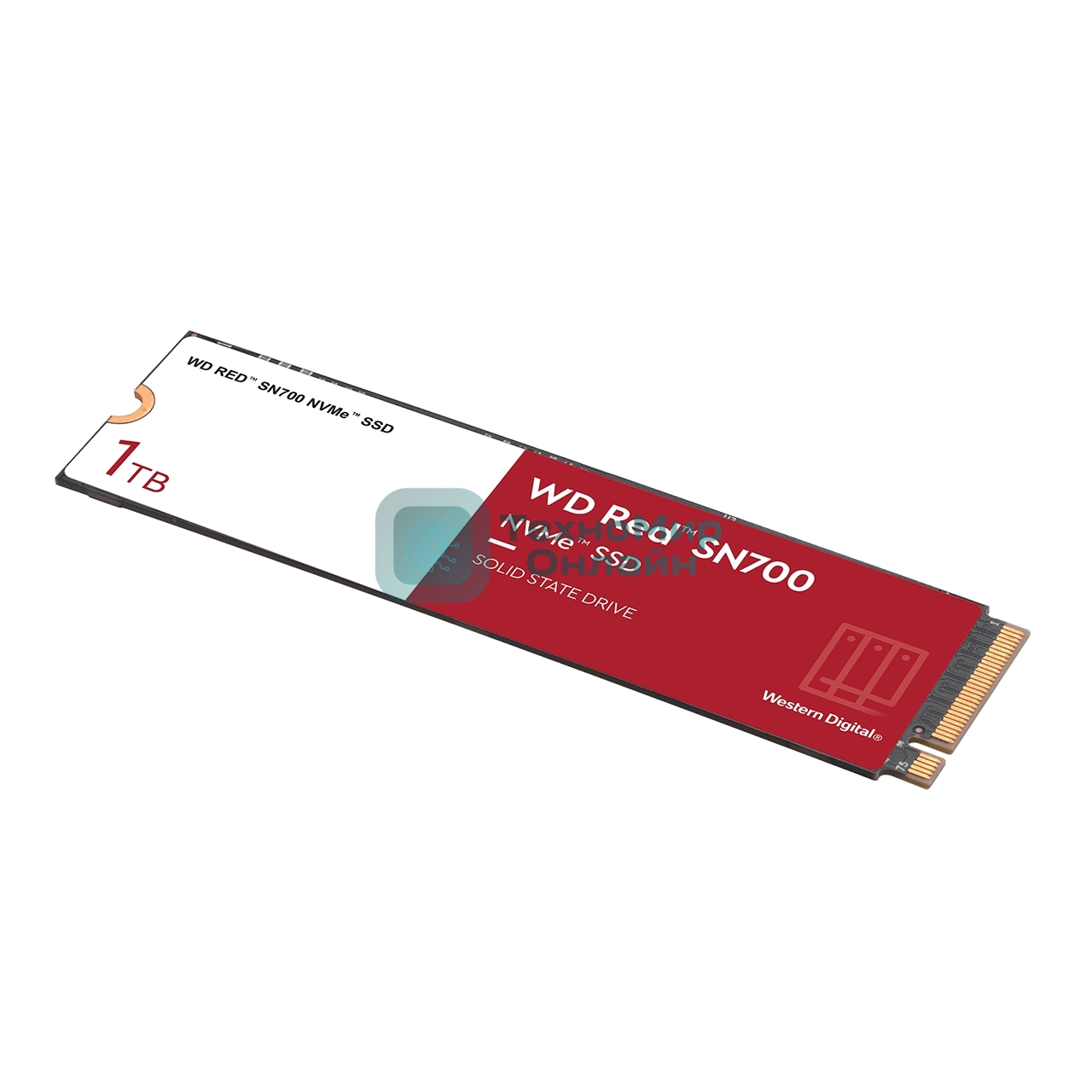 Накопитель SSD WD Red SN700, 1Tb, PCIe 3.0 x4, M.2 2280, NVMe, R/W 3430/3000