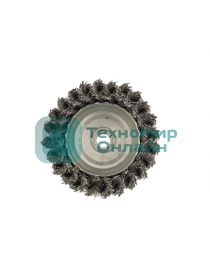 Щетка Matrix для УШМ, 100 мм, М14, Чашка, крученая проволока 0,35 мм