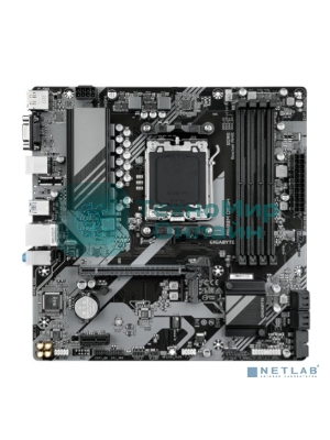 Материнская плата Gigabyte A620M DS3H, mATX, AM5, AMD A620, 4xDDR5, 4xSATA, 1xM.2, 1xPCI-E 4.0 x16, 1xPCI-E x1, 1xHDMI, 1xDP, 1xVGA, 1x 1Gb LAN, 1xUSB 3.2 Gen 1, 4xUSB 2.0, 3x3.5мм, 7.1, ATX