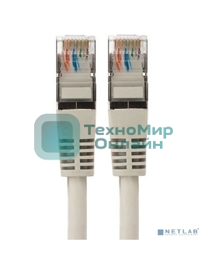 Пaтч-корд U/UTP Rexant, cat.5e, RJ45-RJ45, неэкранированный, LSZH серый, 1,5м