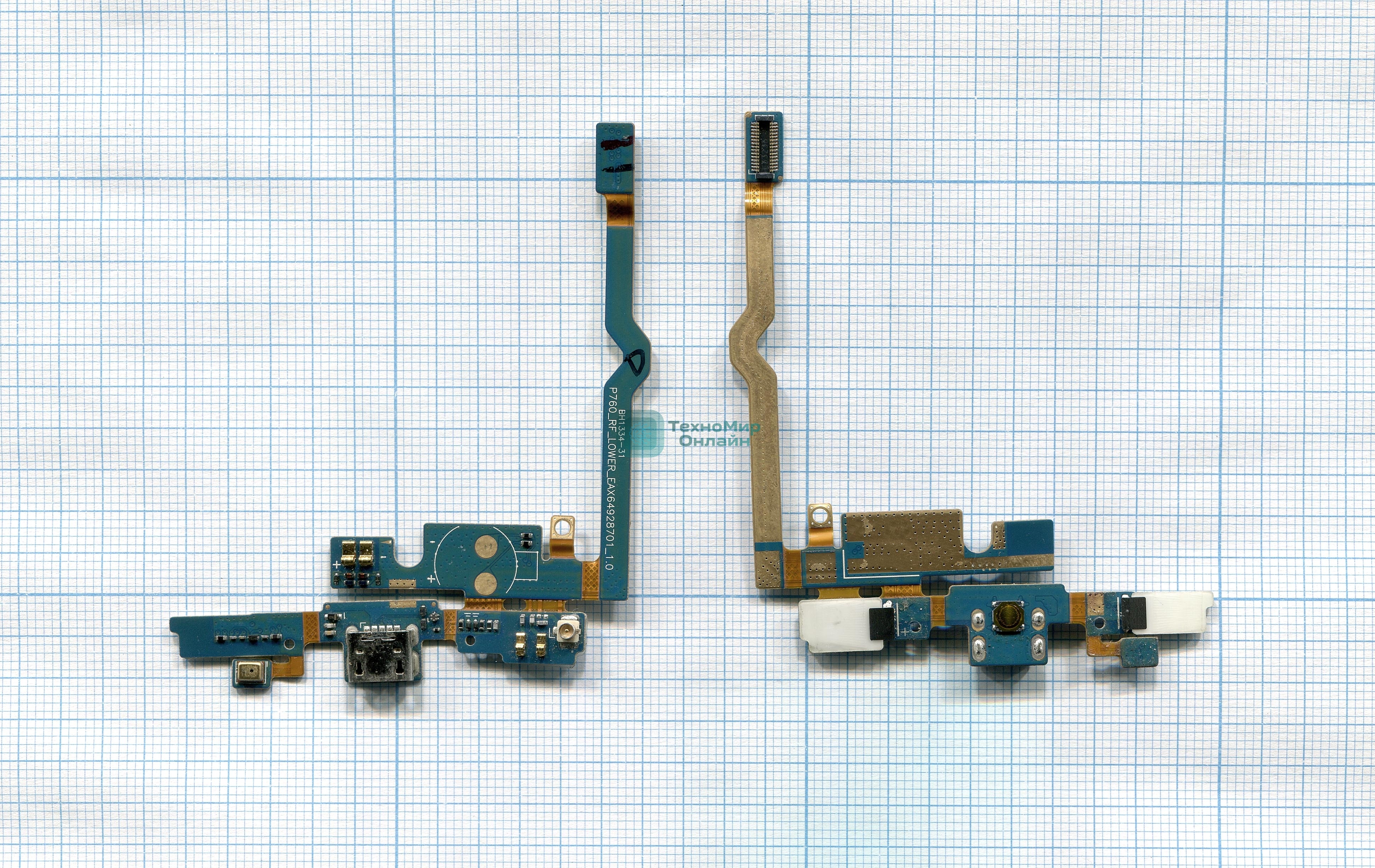 Плата разъема питания с микрофоном для LG L9 P765